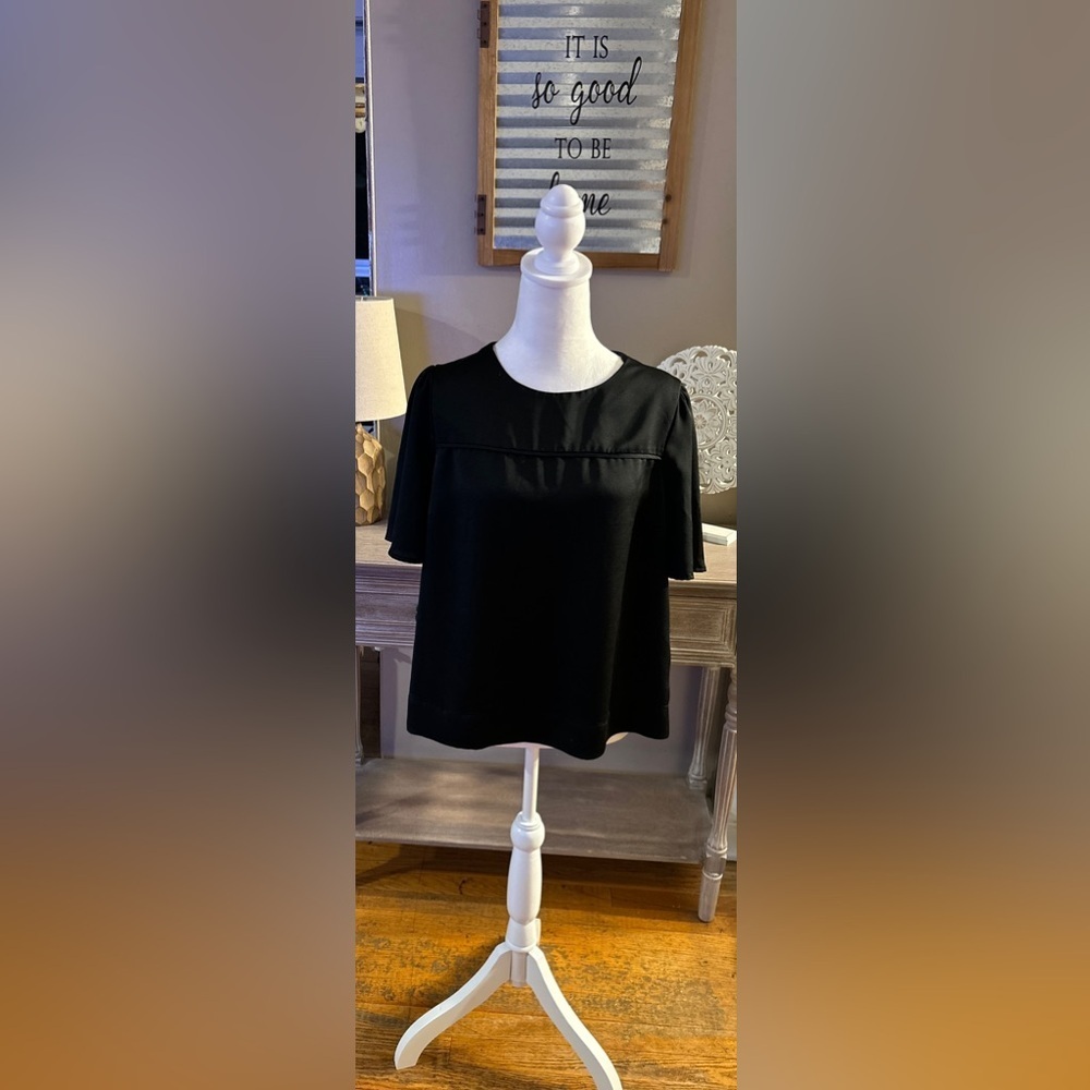 J. Crew 365 Hammered Satin Top